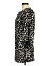 Next Animal Print Black Coat Size 6 - photo 5