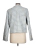 NANETTE Nanette Lepore Tweed Blue Blazer Size L - photo 2