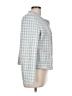NANETTE Nanette Lepore Tweed Blue Blazer Size L - photo 4