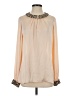 Boston Proper 100% Polyester Ivory Long Sleeve Blouse Size S - photo 1
