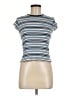 Brandy Melville Stripes Blue Short Sleeve Turtleneck Size Fits all women - photo 1