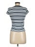 Brandy Melville Stripes Blue Short Sleeve Turtleneck Size Fits all women - photo 2
