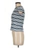 Brandy Melville Stripes Blue Short Sleeve Turtleneck Size Fits all women - photo 5