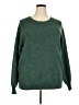 Merokeety Solid Green Pullover Sweater Size XXL - photo 1