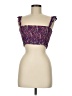 Unbranded 100% Viscose Purple Sleeveless Top Size M - photo 1