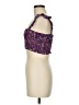 Unbranded 100% Viscose Purple Sleeveless Top Size M - photo 5