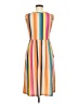 Unbranded Stripes Orange Casual Dress Size M - photo 2