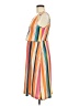 Unbranded Stripes Orange Casual Dress Size M - photo 5