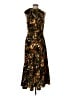 DKNY 100% Polyester Animal Print Black Cocktail Dress Size L - photo 1
