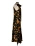 DKNY 100% Polyester Animal Print Black Cocktail Dress Size L - photo 4