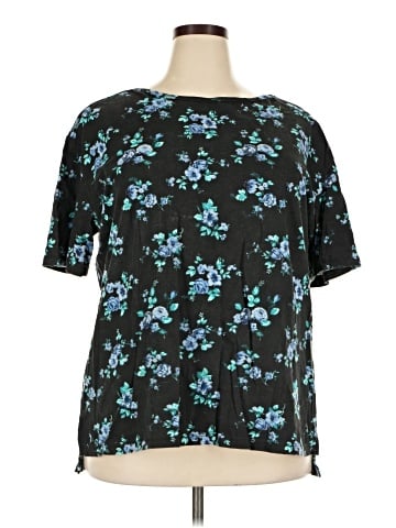 Woman Within Short Sleeve Blouse (view 1)