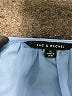 Zac & Rachel 100% Polyester Blue 3/4 Sleeve Blouse Size XL - photo 7