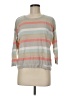 Ann Taylor LOFT Stripes Gray Pullover Sweater Size M - photo 1