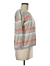 Ann Taylor LOFT Stripes Gray Pullover Sweater Size M - photo 4