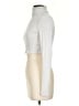 Sunday Best Silver Long Sleeve Turtleneck Size S - photo 5