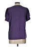 Shein Purple Short Sleeve Top Size L - photo 2