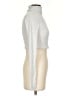 Sunday Best Silver Long Sleeve Turtleneck Size S - photo 4