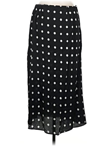 Madewell The Layton Midi Slip Skirt in Polka Dot (view 2)