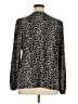 Torrid Animal Print Black Long Sleeve Blouse Size 1X Plus (1) - photo 2