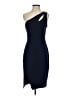 Aqua Solid Blue Cocktail Dress Size 4 - photo 1