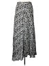 Zara Polka Dots Silver Casual Skirt Size L - photo 1