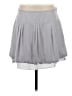Gap 100% Polyester Solid Gray Casual Skirt Size 4 - photo 1