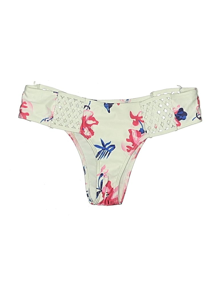 Pre-owned Unbranded Swimsuit Bottoms In Ivory