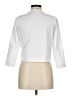 Nina Leonard Solid White Cardigan Size M - photo 2