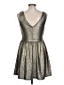 One Clothing Metallic Silver Cocktail Dress Size L - photo 2