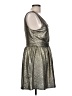 One Clothing Metallic Silver Cocktail Dress Size L - photo 4