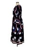 Halogen 100% Polyester Paisley Black Casual Dress Size XL - photo 5