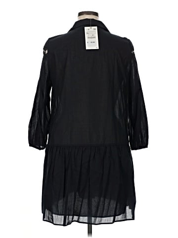 Zara 3/4 Sleeve Button-Down Shirt (view 2)