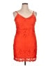 Lulus Orange Cocktail Dress Size XL - photo 1