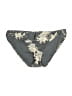 Roxy Floral Gray Swimsuit Bottoms Size L - photo 1