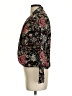 ECI Floral Black Blazer Size 4 - photo 5