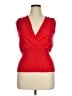 City Silk Red Pullover Sweater Size XL - photo 1