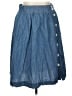 Talbots 100% Cotton Solid Blue Denim Skirt Size 14 Petite - photo 1