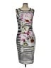 Venus Graphic Gray Cocktail Dress Size L (estimated) - photo 1