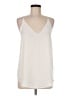 Ann Taylor LOFT Outlet 100% Polyester Ivory Sleeveless Blouse Size M - photo 1