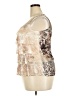 DressBarn 100% Polyester Tan Sleeveless Blouse Size XL - photo 5