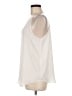 Ann Taylor LOFT Outlet 100% Polyester Ivory Sleeveless Blouse Size M - photo 5