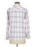 Rails 100% Rayon Plaid Ivory Long Sleeve Button-Down Shirt Size M - photo 2