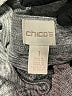 Chico's Metallic Silver 3/4 Sleeve Top Size Med (1) - photo 7