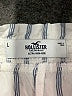 Hollister 100% Viscose Stripes Ivory Shorts Size L - photo 3