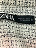 Zara Houndstooth Ivory Jacket Size M - photo 6