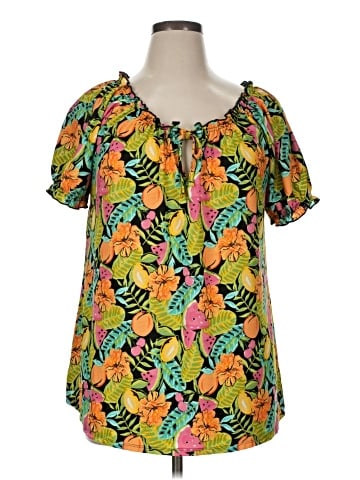 Cato Short Sleeve Blouse (view 1)