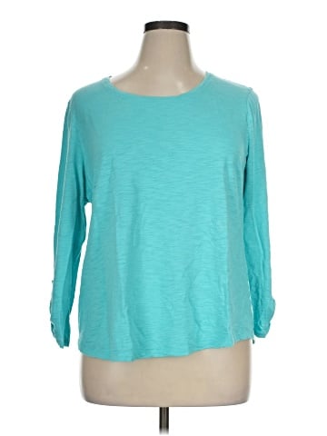 Chico's 3/4 Sleeve T-Shirt (view 1)