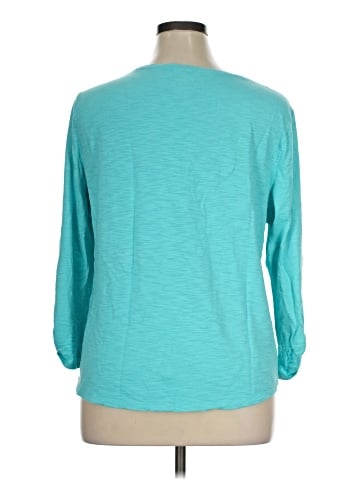 Chico's 3/4 Sleeve T-Shirt (view 2)