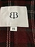 Betabrand Plaid Burgundy Blazer Size XS - photo 6