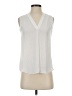 Vince Camuto 100% Polyester White Sleeveless Blouse Size XXS - photo 1